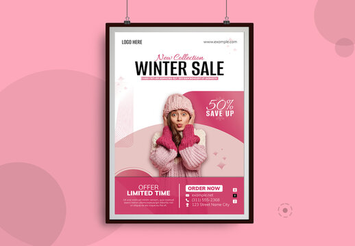 Winter Offer Sale Template Layout