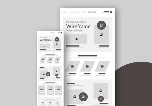 Wireframe Template Layout