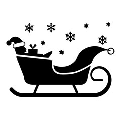 Sleigh with Presents and Holiday Theme for Christmas Blogs, Seasonal Decor Websites, Winter Celebrations, and Festive Greeting Cards