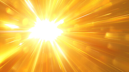 Obraz premium Brilliant Radiance: A Captivating Burst of Light and Golden Energy for Creative Projects & Designs with a Spectacular Effect.