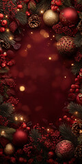 red christmas background