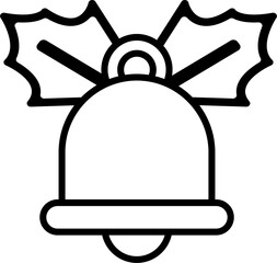 The  Christmas icon for Holiday or celebration concept..