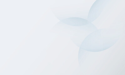 Abstract neomorphic minimal banner with soft round shape and shadow