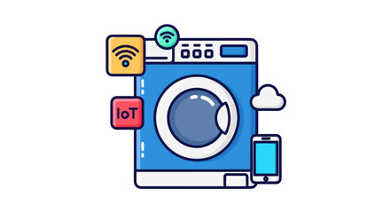 Smart Washing Machine with IoT Connectivity and Cloud Integration.
