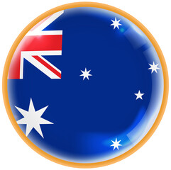 australia flag button