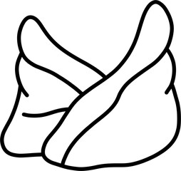 겨울 담요 흑백