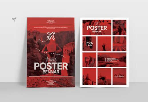 Travel Poster Banner Template