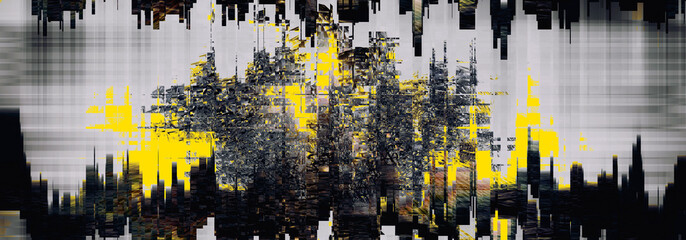 Digital Glitch Art Technique | Techno Fracture, Virtual Collage, Patterns, Distortion, Digital...