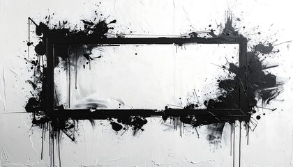 Abstract Art Piece With Black