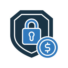 Security mixed color icon