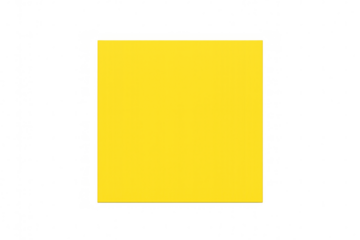 Yellow square shape with blank space on a transparent background, copying minimal design for text or product display