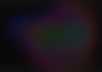 Dark Moody Gradient with Hints of Green and Purple abstract background