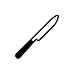 Fototapeta premium Scalable vector illustration of a butter knife for culinary and kitchen design projects