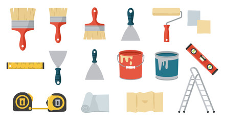 Painting Tools and Equipment Essential Supplies for Home Improvement and Decoration