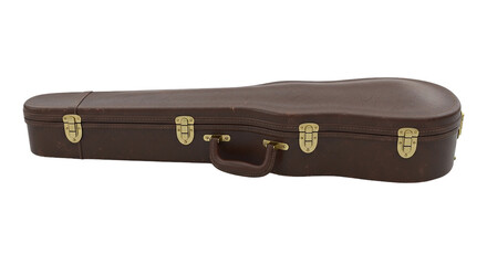 Vintage Violin Case Music Instrument Leather Luggage Brown Artistic Antique Retro Classic Musical Protect Transport