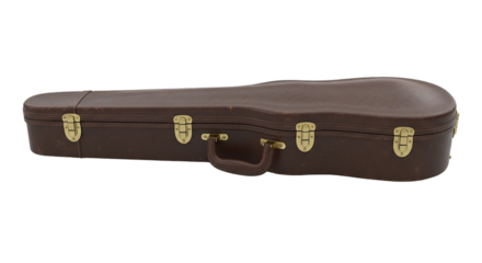 Vintage Violin Case Music Instrument Leather Luggage Brown Artistic Antique Retro Classic Musical Protect Transport