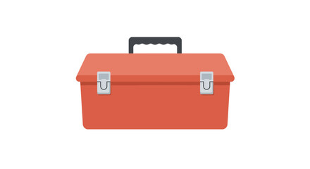 Vivid Vermilion Toolbox Essential Equipment for Professionals and Hobbyists Alike