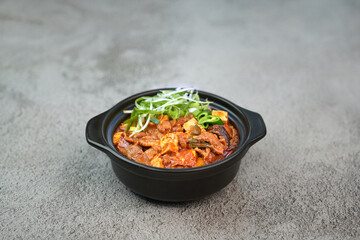 두부 돼지고기 된장짜글이를 촬영한 모습