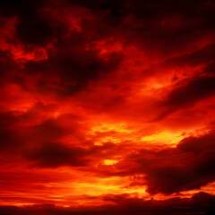 Fototapeta premium Fire and spark on black background