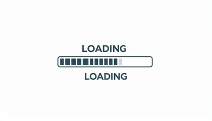 Game Loading Screen with Progress Bar Display