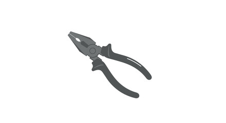 Vector Graphic of Combination Pliers, Isolated Tool for Repair and Maintenance