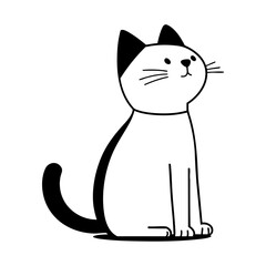 Sitting Cat Doodle
