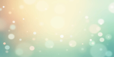 Soft bokeh lights and gentle gradient background with subtle sparkle and glow