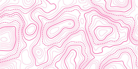 Vector contour topographic map background. Topography and geography map grid abstract backdrop. Vector illustration