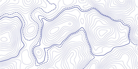 Vector contour topographic map background. Topography and geography map grid abstract backdrop. Vector illustration