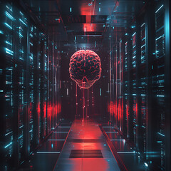 Digital Cybersecurity Integration, Futuristic Digital Cyber Protection, Tech Integration in Cybersecurity, Cybersecurity Through Digital Networks, Secure Data Connections in Digital Art, Digital Prote