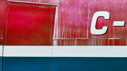 part of a fuselage or an aircraft