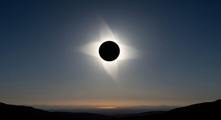 hot air balloon at sunset