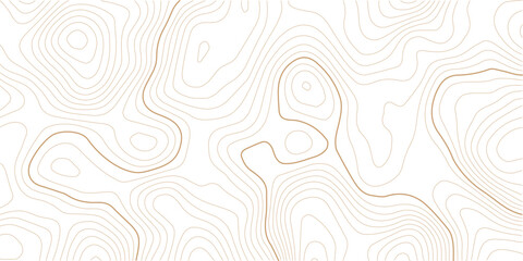 Contour line background graphic. Concept of simple geography and terrain.