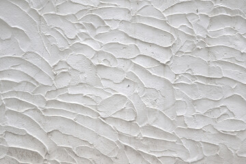 White wall background and rough texture and surface