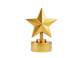 Golden Star Award Symbol of Achievement and Recognition