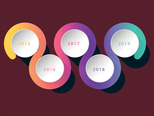 abstract vector background with circles