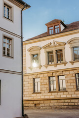 Amtsgericht Forchheim in der Altstadt – historische Fassade im Herbstlicht