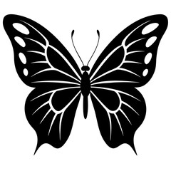 butterfly silhouette vector