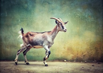 Minimalist 1970s Czechoslovakia: Dancing Goat, Vintage Eastern Europe Photography