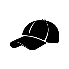 baseball cap icon on white background.