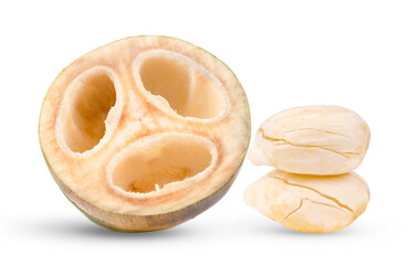 Asian Palmyra palm isolated on transparent png ( image from camera )