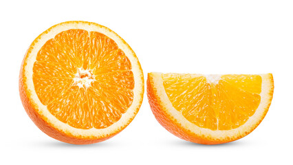 orange isolated on transparent png ( image from camera )