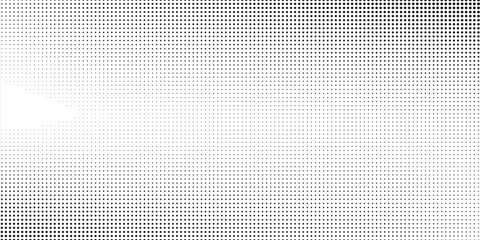 Black-white gradient halftone dots background. Pop art in vector illustration for your creative design