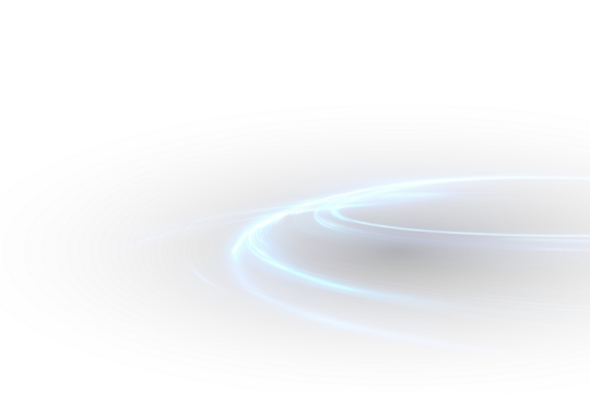 Blue light trails on abstract background - Powered by Adobe