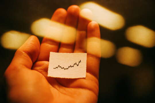 A sparkline report reveals data trends with analysis inspiring business growth and financial success