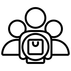 Naklejka premium Collaboration Icon