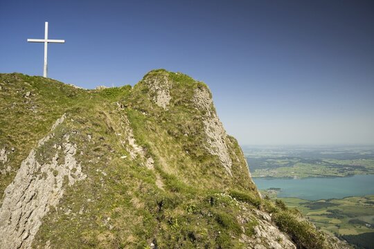 Branderschrofen, 1881m, Tegelberg massif, Ammergau Alps, Allgaeu, Bavaria, Germany