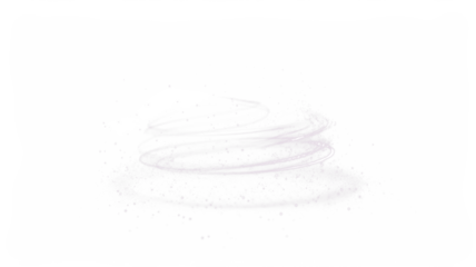 Abstract Swirl and Particle Effect Overlay PNG on transparent background