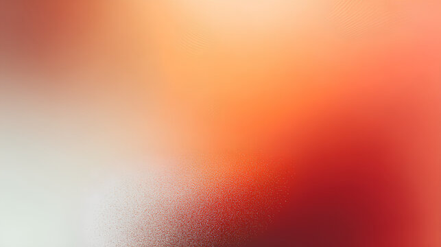 Noisy color gradient background grainy. noise texture gradient featuring soft transitions of warm orange and red hues blending into white, creating a smooth and minimalist background.