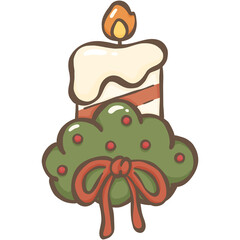 Christmas candle